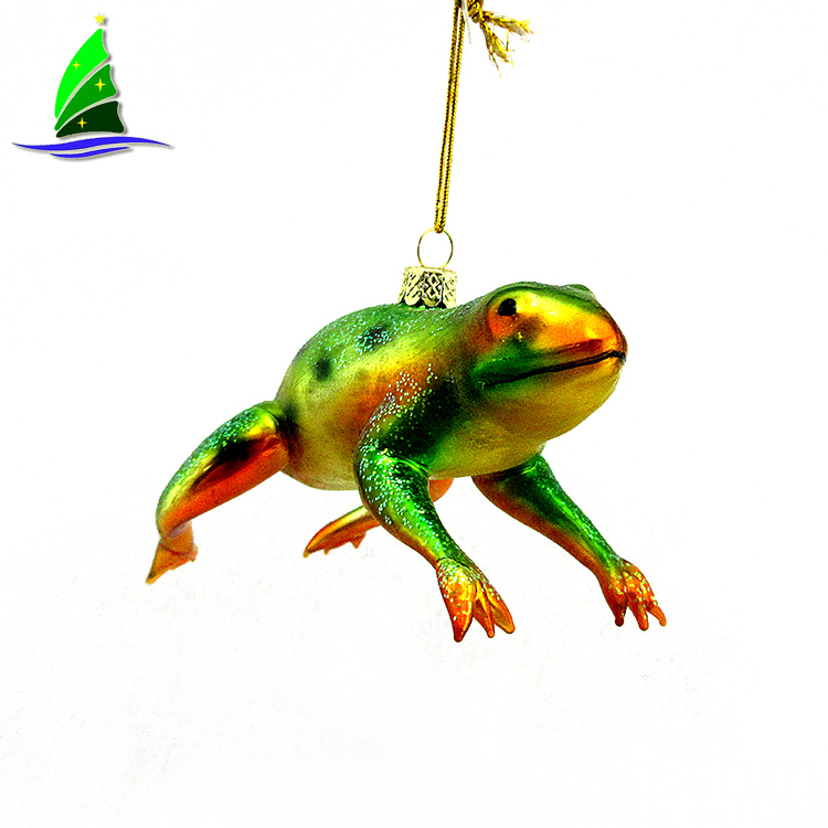 Ornamento de vidro de suspensão de alta qualidade High Quality Hanging Glass Ornament